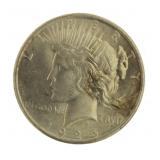 1925 BU Peace Silver Dollar