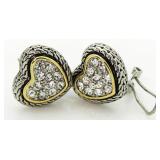 Large Heart Fashion Earrings