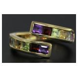 Natural 2.00 ct Gemstone Channel Set Ring