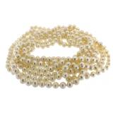 Genuine 7 mm 98" Freshwater Pearl Necklace