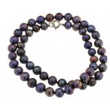 Genuine 8 mm Hand Knotted Tahitian Pearl Necklace