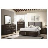 Queen - Brenta 5 pc Storage Bedroom Suite