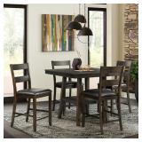 Elements Laredo Counter Table & 4 Bar Stools