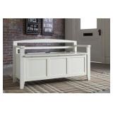 Ashley A4000058 White Storage Accent Bench