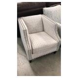 Ashley Plaid Designer Chair