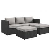 Ashley Outdoor Sectional & Ottoman