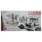 Cooks 12pc Cookware Set