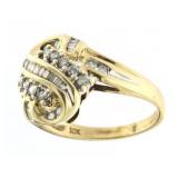 10kt Gold Elegant 1/2 ct Diamond Cocktail Ring