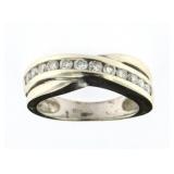 10kt Gold Channel Set 1/2 ct Diamond Ring