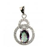 Stunning Mystic Topaz Designer Pendant