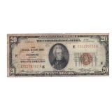 1929 Richmond VA $20.00 National Currency Note