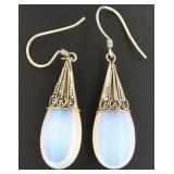 Vintage Moonstone Dangle Earrings