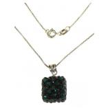 Swarovski Dice Sterling Silver Necklace