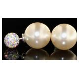 XX-Large Swarovski Pearl Earrings