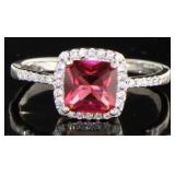 Cushion Cut 2.50 ct Ruby Dinner Ring