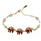 Swarovski Elephant Charm Bracelet