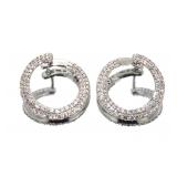 10kt Gold Brilliant 1.02 ct Diamond Earrings