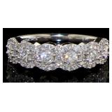 10kt Gold Brilliant 1.00 ct Diamond Designer Ring