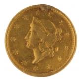 1851 Liberty Head $1.00 Gold Coin