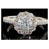 14kt Gold 1.68 ct Round Brilliant Ring