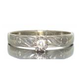 10kt Gold VIntage Diamond Ring