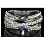 Beautiful White Topaz Designer Band