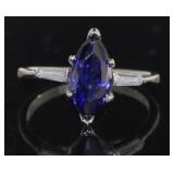 Marquise Cut 3.00 ct Tanzanite Dinner Ring