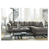 Ashley 75005 Cobblestone L Shape Sectional