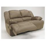 Ashley 578 Hogan Mocha DBL  ReC Love Seat