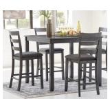 Ashley D383-223 Caitbrook Counter Height Table & 4