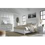 King - Ashley B777 Kanwyn White 5 pc Bedroom Suite