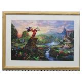 Mickey Mouse Fantasia Giclee By Thomas Kinkade