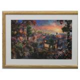 Lady & The Tramp Giclee By Thomas Kinkade