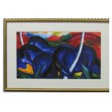 Blue Horses Giclee By Franz Marc