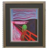 Scream Giclee By Andy Warhol After Edvard Munch