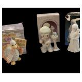 (2) Precious Moments & (1) Avon Figure