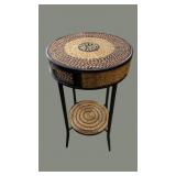 Rattan & Metal Bar Height Table w