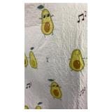 Twin Avocado Sheets, Quilt, Sham & Pillow