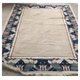 7Ft x 10Ft Rug Soiled On Back