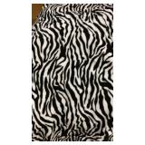 New Zebra Heated Throw