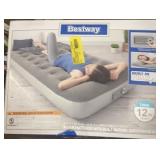 (2) 12 inch Height Twin Air Mattress Built in