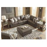 Ashley 58703 Rolesan Leather 3 pc Sectional Sofa