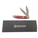 German Tree Brand Boker Red Jigged Bone Copperhead