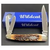 Wildcat Genuine Bone Handle Whittler Knife