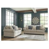 Ashley 97704 Zarina Designer Sofa & Love Seat