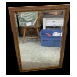 28 in x 39.5 in Gold Frame Mirror