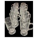 (12) Beautiful Etched Coffee Cups