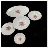 (10) Pc Germany Rose Dishes