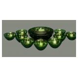 Green 10 Pc Salad Bowl Set