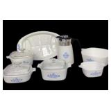 Estate (10) Pc Cornflower Corning Ware